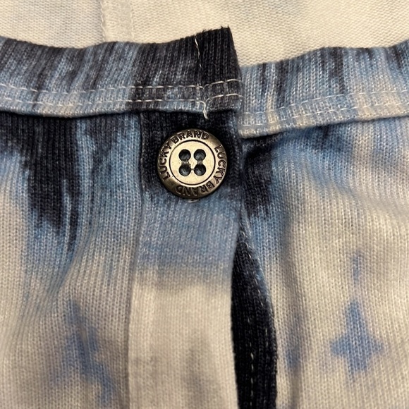 Lucky Brand Tie Dye Long Johns Pajamas Size Large NEW NWT - Picture 7 of 11